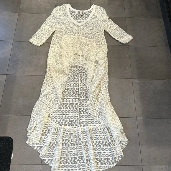 Free People Emperor Lace Maxi Top - Picture 2 of 10